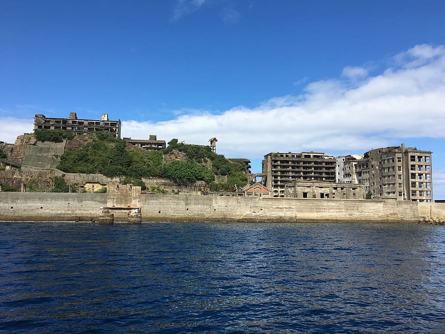 battleship island, hashima, gunkanjima, nagasaki, unesco, world heritage, heritage, ghost town, abandoned, rubble