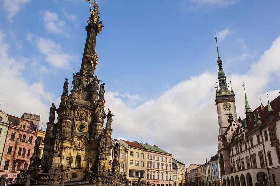 Olomouc, Square, Czech Republic, City, monument, history, column, architecture, unesco, sights