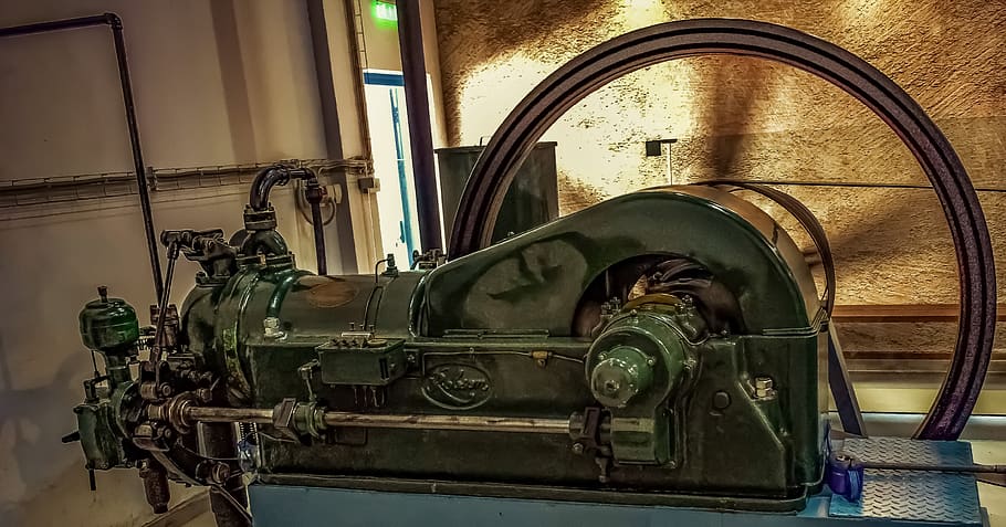 machine, old, retro, vintage, antique, equipment, industrial, machinery, flour mill, industry