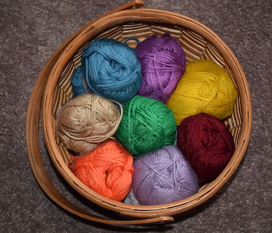 Cotton Yarn, Craft, yarn, cotton, knitting, crochet, weaving, material, fiber, art