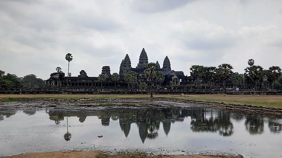 cambodia, wu at angkor wat, ba rong 廟, big brother wu, architecture, history, travel destinations, the past, built structure, building exterior