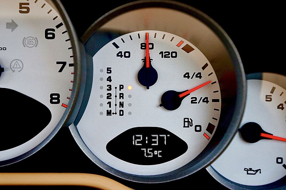 gauge, dashboard, speedometer, dial, gasoline, indicator, temperature, instrument, fuel, car