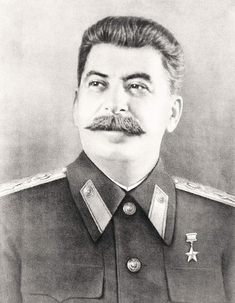 retrato de Joseph Stalin, Joseph Stalin, Retrato, comunismo, comunista, ditador, foto, líder, domínio público, rússia