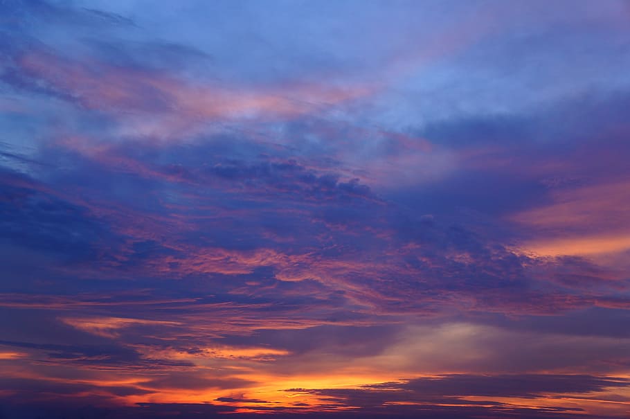 夕焼け 色 空 雲 空 雲景 劇的な空 風景 自然 自然の美しさ 環境 背景 Pxfuel