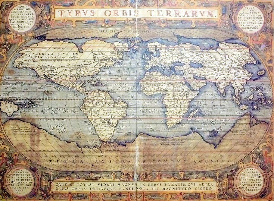 古代の地図, 航海図, 手描き, 地図, テキスト, 人物なし, 建築, 表現, 屋内, 歴史