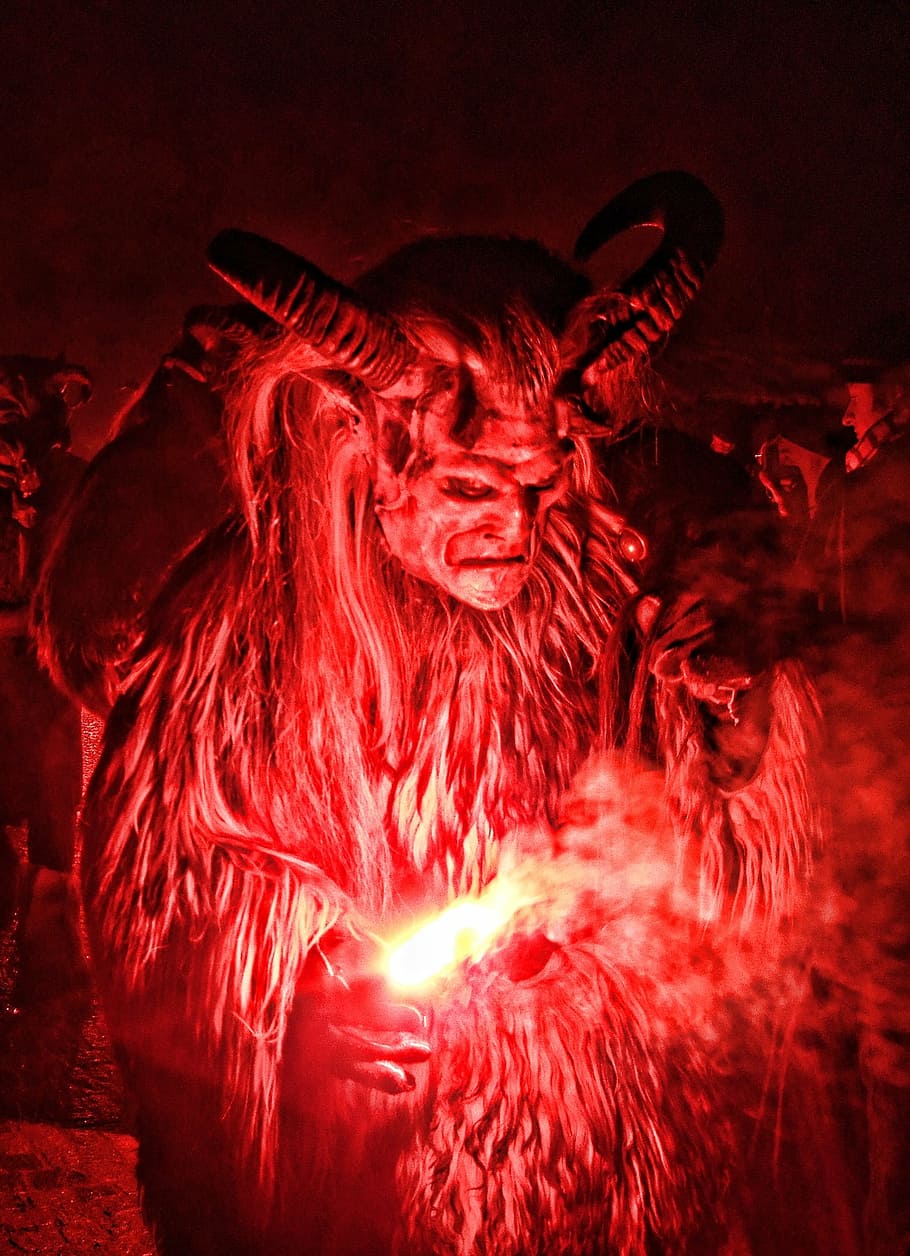 papel de parede demônio, monstro, décima segunda noite, vermelho, assustador, medo, rosto, fogo, crença popular, místico