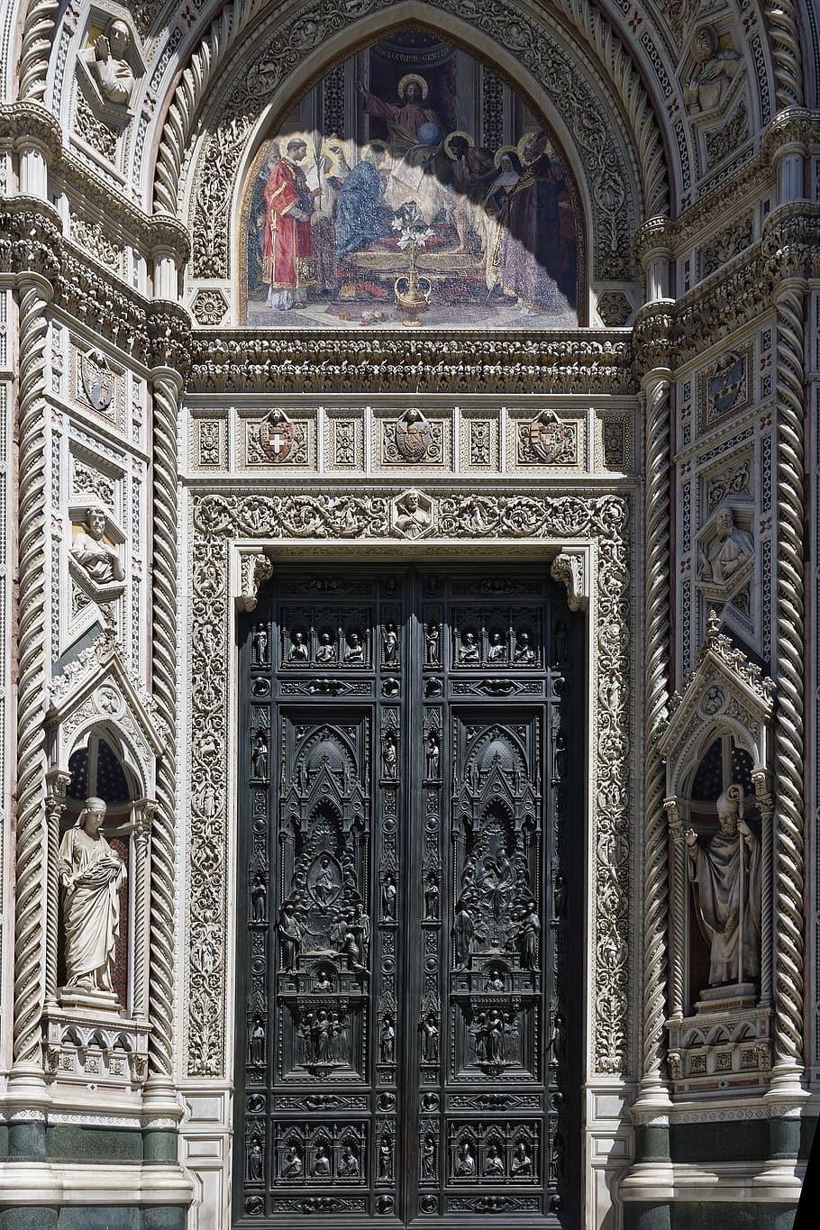 Italia, Florence, firenze, Katedral santa maria del fiore, dom, Gereja, sejarah, perjalanan, struktur yang dibangun, Arsitektur