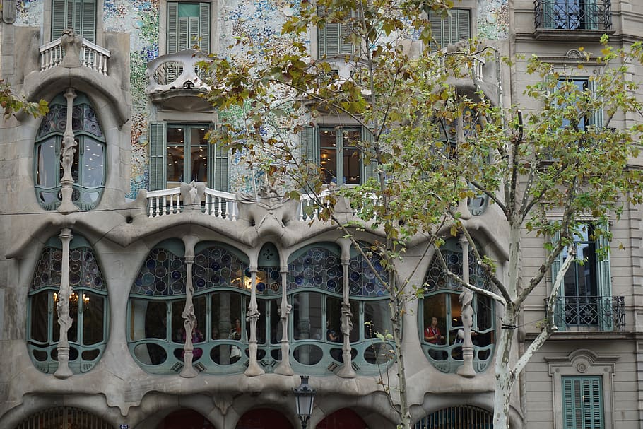 barcelona, este estilo, edificio, arquitectura, españa, cataluña, catalán, estructura construida, exterior del edificio, ventana - Pxfuel