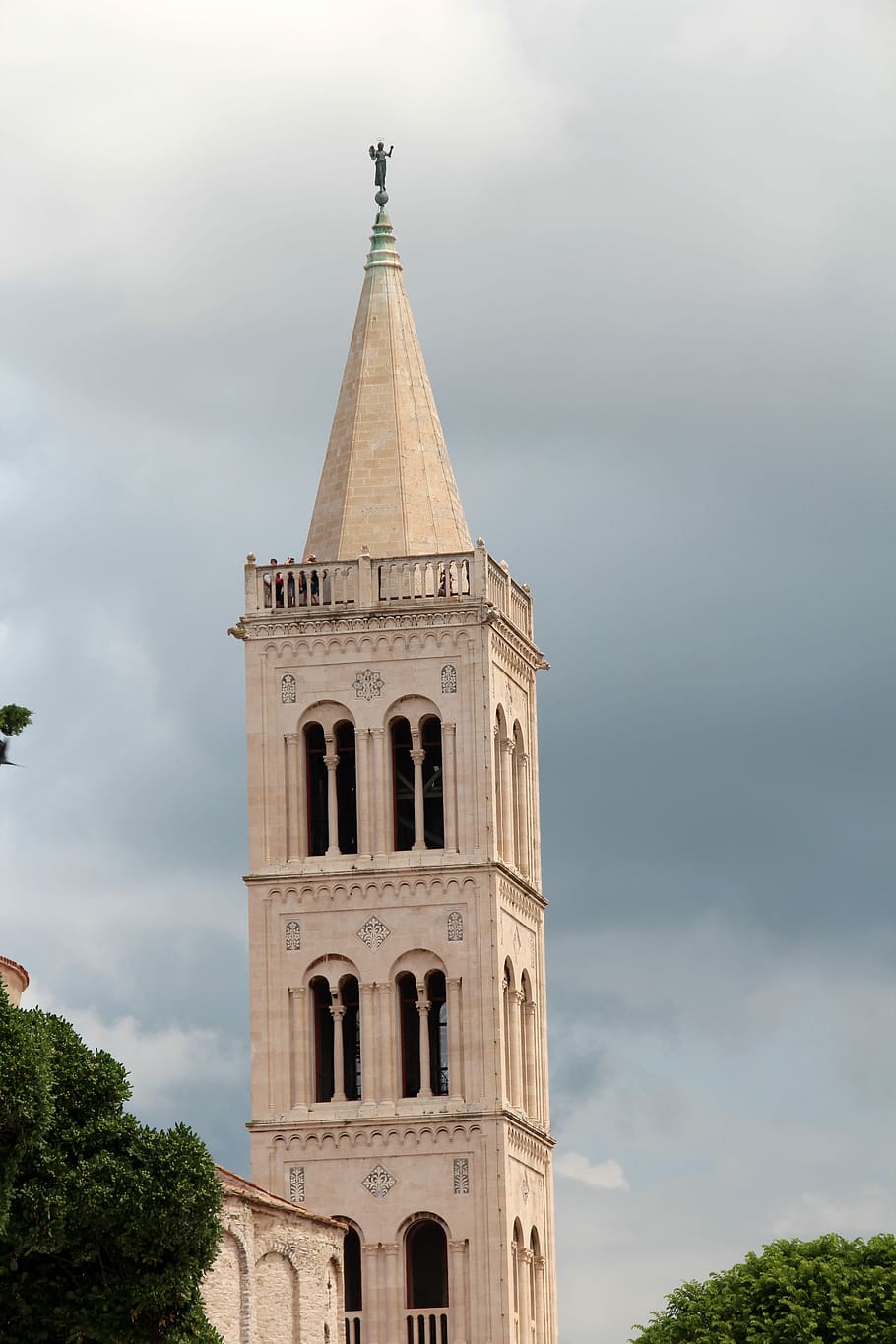 Split, Croatia, Church, Tower, Exemption, split, croatia, church, tower, religion, architecture, cloud - sky