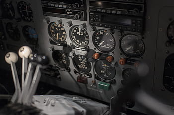 Aircraft Cockpit Luminescent Manometer Vintage Aviation pressure gauge 