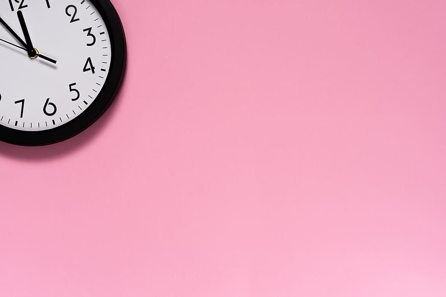 background, clock, pointer, vintage, past, movement, fantasy, time, second, pink