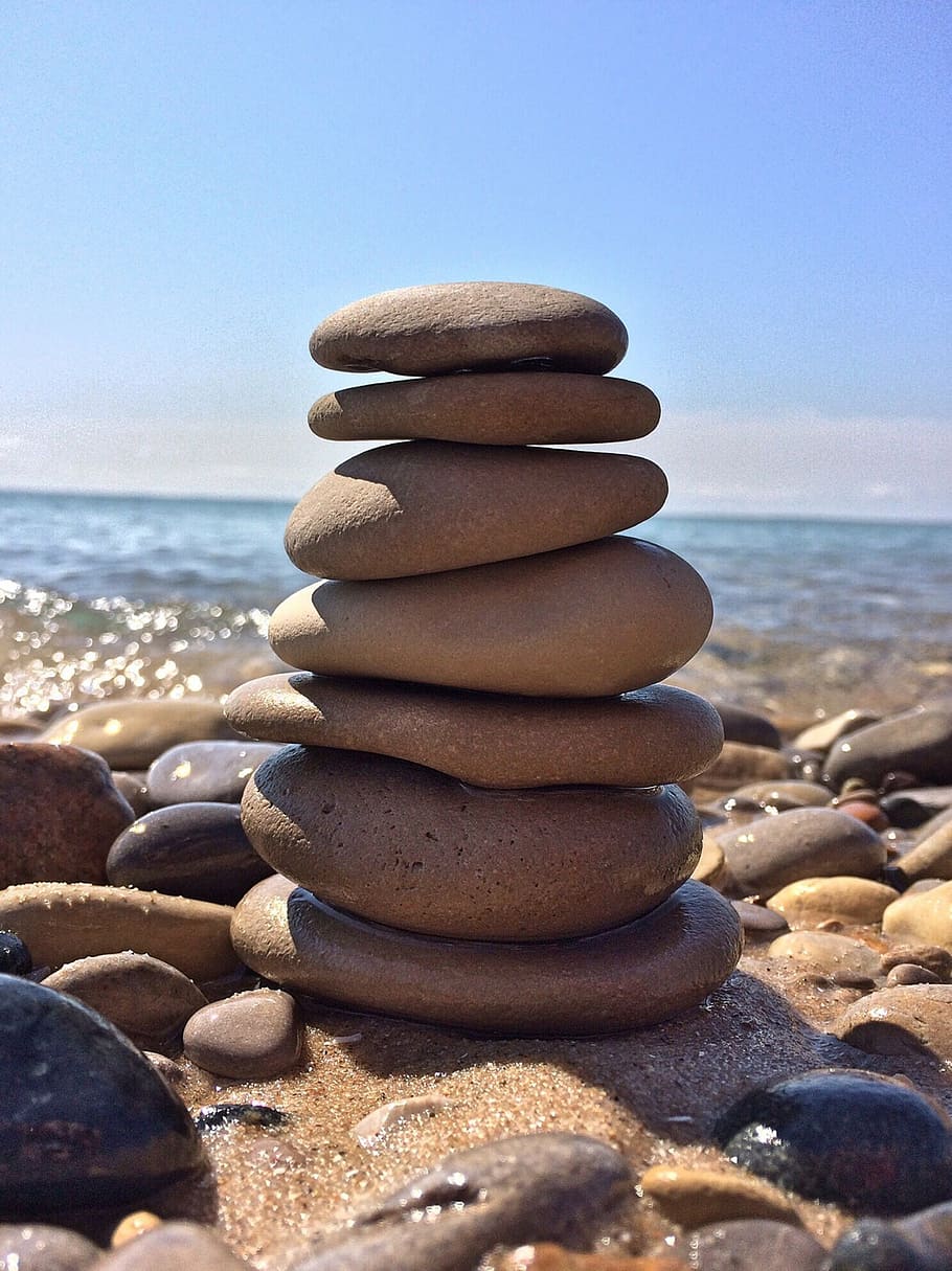 rock, balance, stone, zen, harmony, stack, pebble, stability, nature, stone - Object