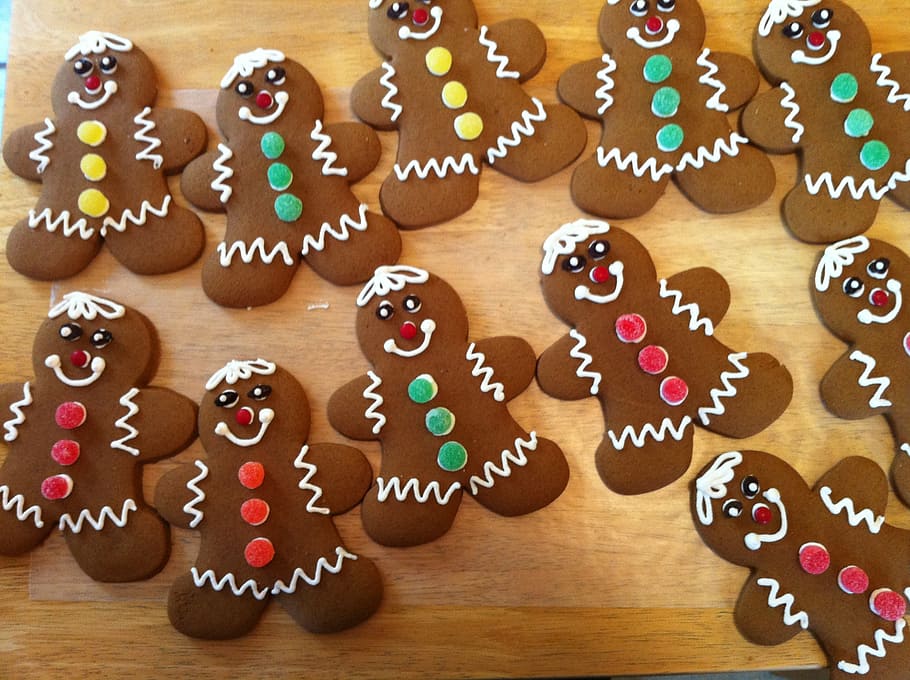ginger breads, gingerbread, gingerbread men, cookies, christmas, bake, baking, food and drink, food, baked