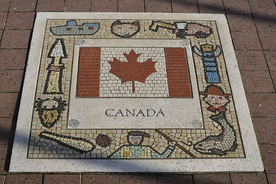 Canadá, equipo, emblema, emblema del equipo, símbolo, nacional, nación, canadiense, icono, país