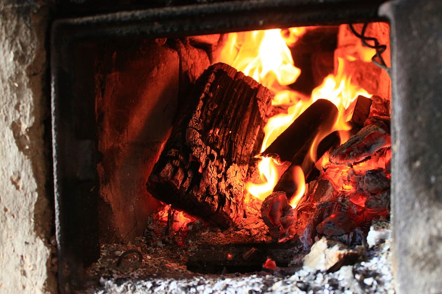 oven, koster, ash, fire, fever, spark, firewood, flame, heat, heating