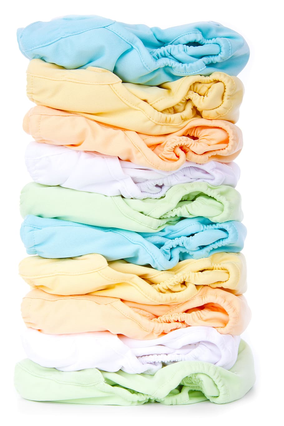 baby's assorted-color swaddles, baby, cloth, clothing, color, colorful, comfort, diaper, ecologic, ecological