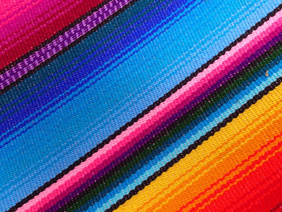 azul, rosa, rojo, textil, hamaca, rayas, arco iris, multicolores, fondos, patrón