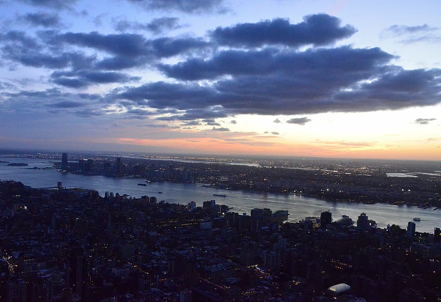 Nueva York, Manhattan, ciudad, gran ciudad, capital, rascacielos, gran manzana, Estados Unidos, Empire State Building, horizonte