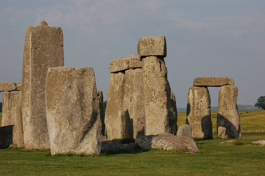 stonehenge, stone, history, england, monument, ancient, rock, sky, monolith, landmark