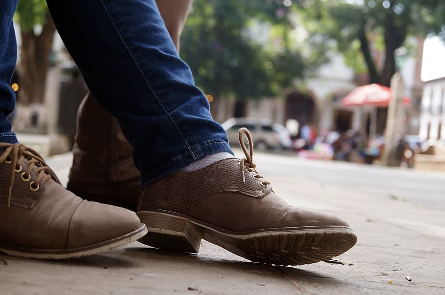 shoes, jeans, street, place, floor, clothes, city, style, foot, young