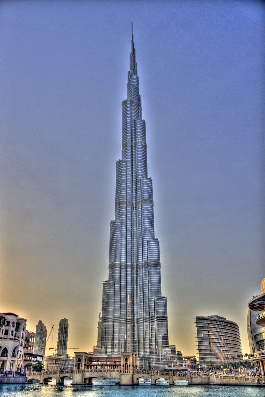 dubai, architecture, skyscraper, travel, burj khalifa, building exterior, built structure, sky, city, office building exterior