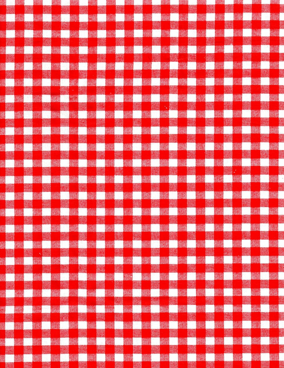 white, red, checked, textile, gingham, fabric, pattern, cloth, picnic, classic
