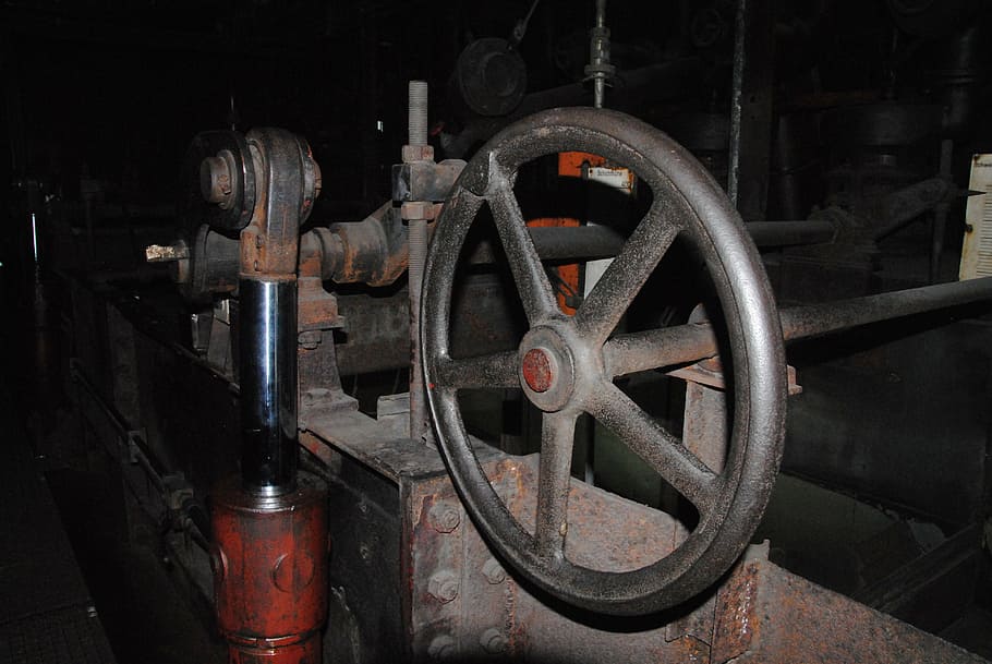 valve, machine, industry, museum, bill, zollverein, factory, technology, crane, processing