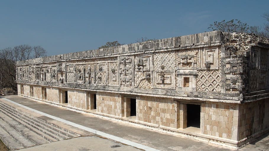 Maya, Mexico, Yucatan, Uxmal, architecture, architecture And Buildings, travel Locations, ancient, famous Place, history