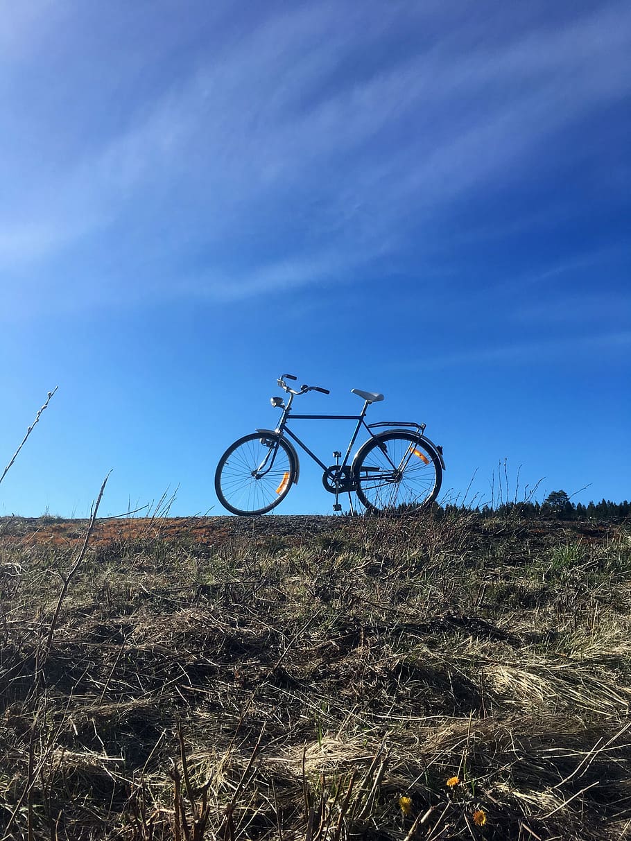 Ciclo, Himmel, ultervattnet, bicicleta, azul, cielo, actividad, al aire libre, tierra, naturaleza