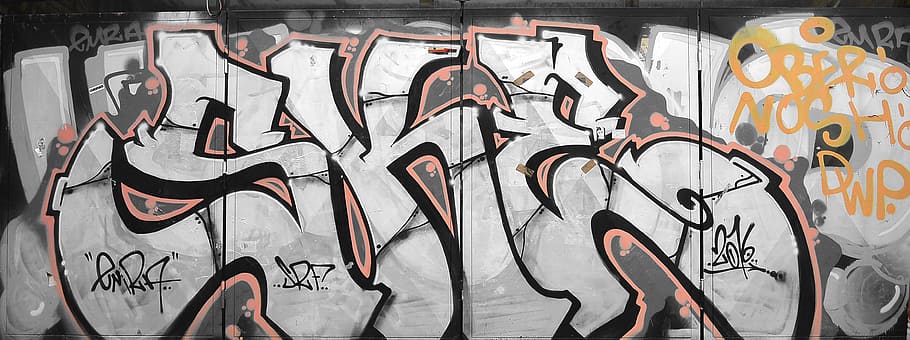 grafite, arte de rua, arte urbana, mural, spray, parede de graffiti, fachada da casa, arte, berlim, kreuzberg
