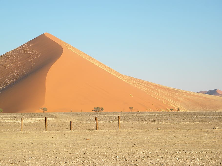 Namibia, Namib, Naukluft, Sossusvlei, indah, petualangan, merah, bukit pasir, pasir, kesendirian