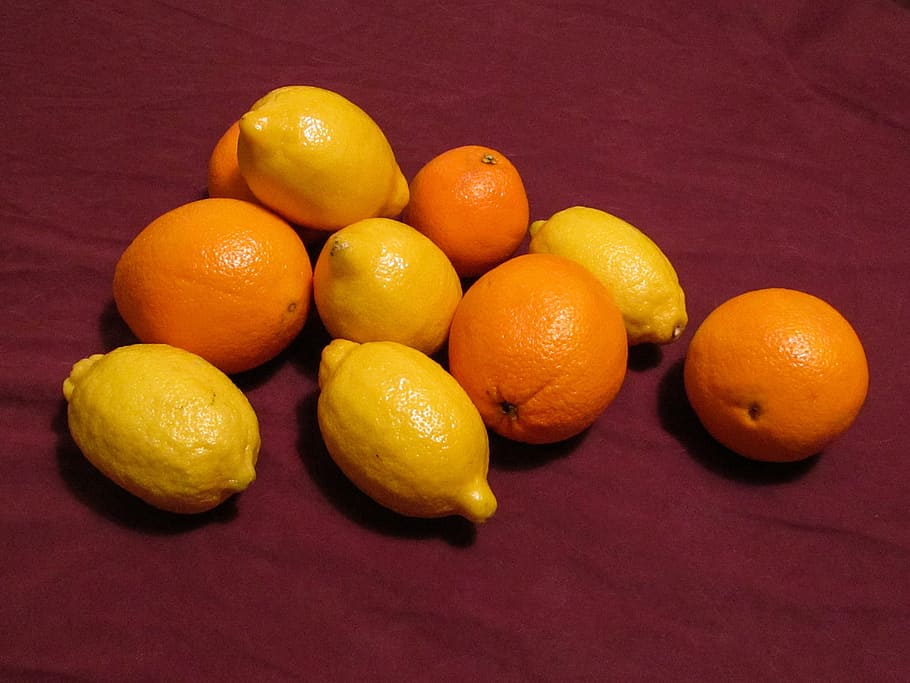 オレンジ, フルーツ, レモン, 柑橘類, 新鮮, 食品, 熟した, ベジタリアン, 食べ物と飲み物, 健康的な食事