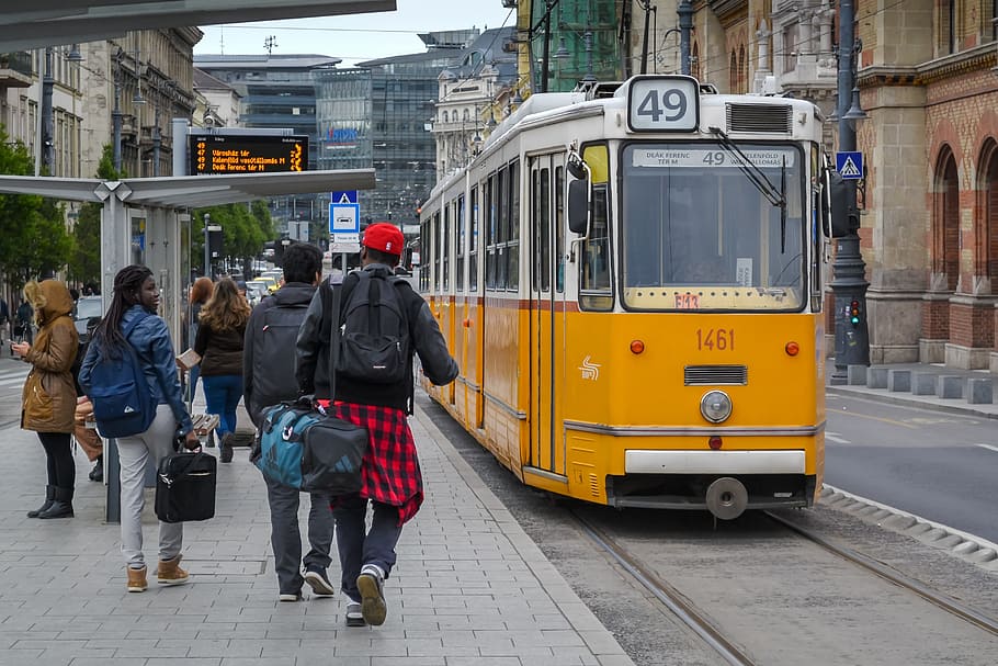 Budapest, Hungary, Tram, Transportation, transport, tourists, europe, travel, tramway, tramlines