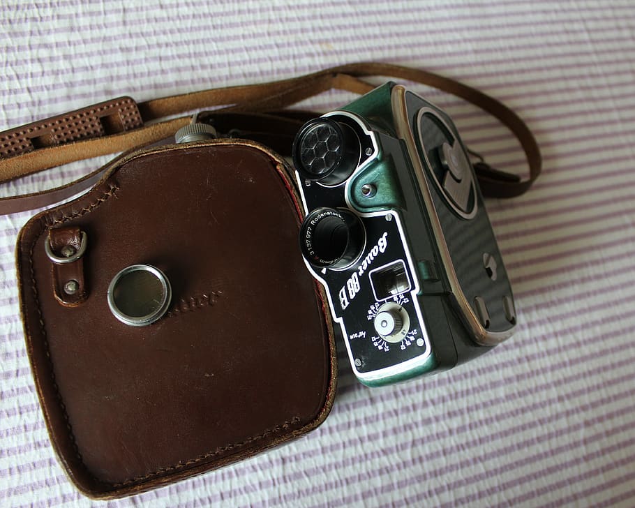 film camera, old camera, narrow, film, lens, rodenstock, normal 8, super 8, equipment, technology