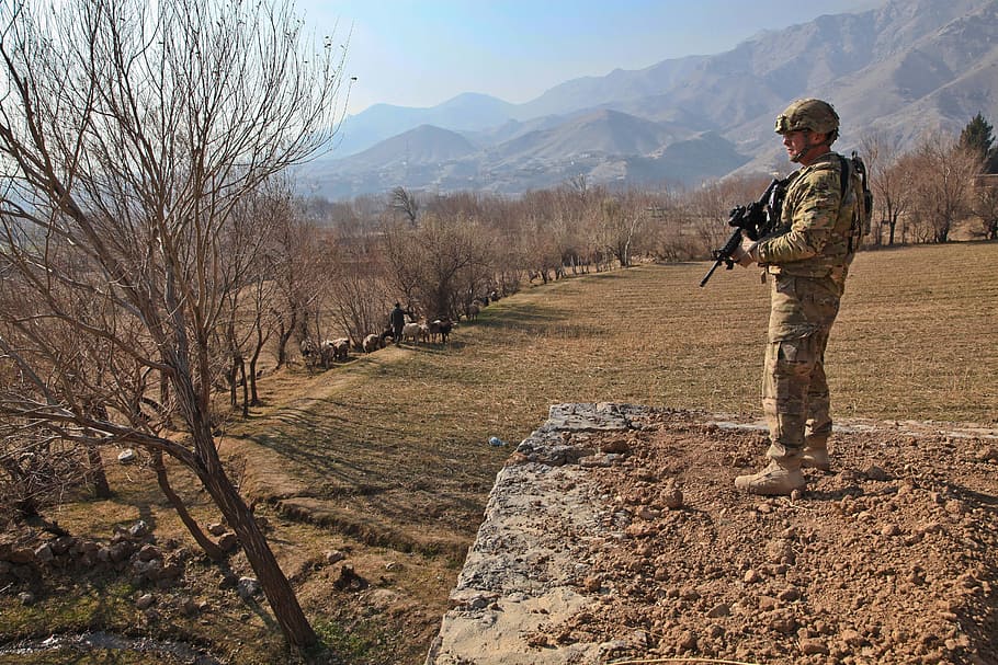 アフガニスタン, 展開, セキュリティ, 農場, 村, パトロール, ミッション, 保護, 戦争, 軍隊