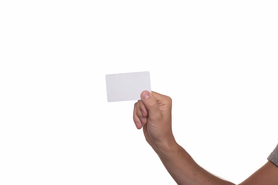 person, right hand, holding, white, card, white paper, business card, map, show, stick