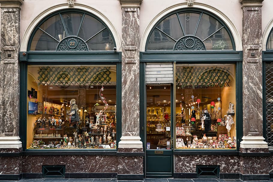 janelas de vidro, verde, quadros, bruxelas, europa, bélgica, chocolate, loja, arquitetura, exterior do edifício