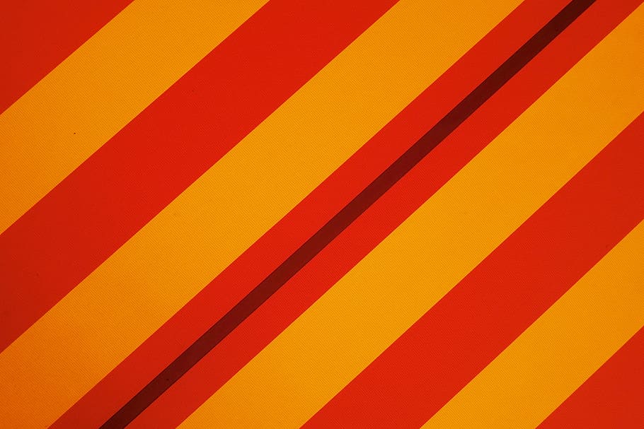 赤, 黄色, ストライプの壁紙, オレンジ, 壁, ストライプ, 背景, パターン, 抽象, イラスト