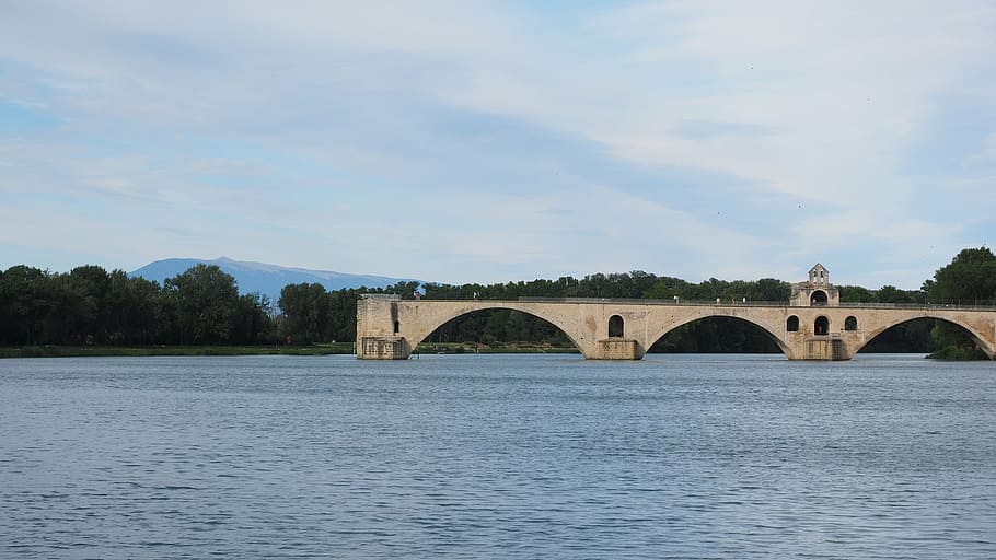 pont saint bénézet, pont d'avignon, rhône, avignon, kehancuran, jembatan lengkung, pelestarian bersejarah, jembatan avignon, sur le pont d'avignon, provence