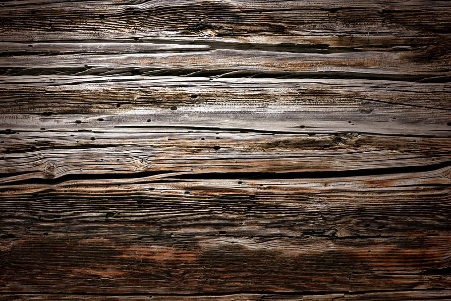 Tekstur kayu lapuk, Lapuk, kayu, tekstur, kayu - Bahan, latar belakang, papan, coklat, bertekstur, pola