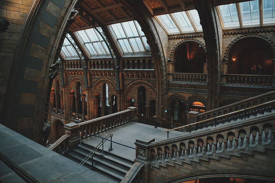 architecture, building, infrastructure, museum, history, stairs, built structure, arch, indoors, railing