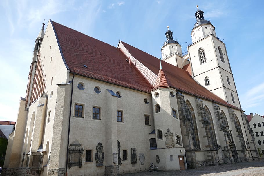 wittenberg, market church, historic center, lutherstadt, reformation, historically, saxony-anhalt, protestant, church, luther