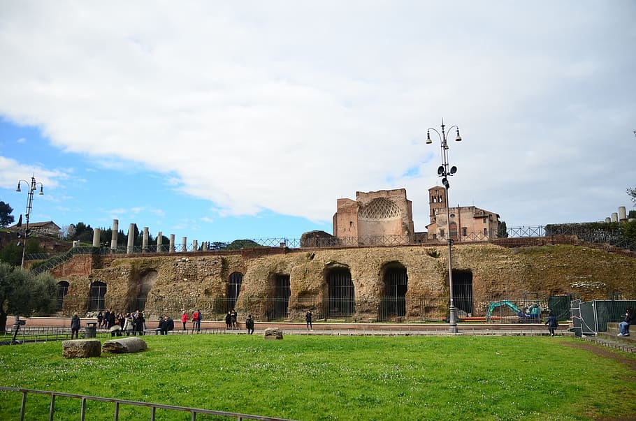 rome, trevi, landmark, italy, europe, roma, fountain, sightseeing, tourism, travel