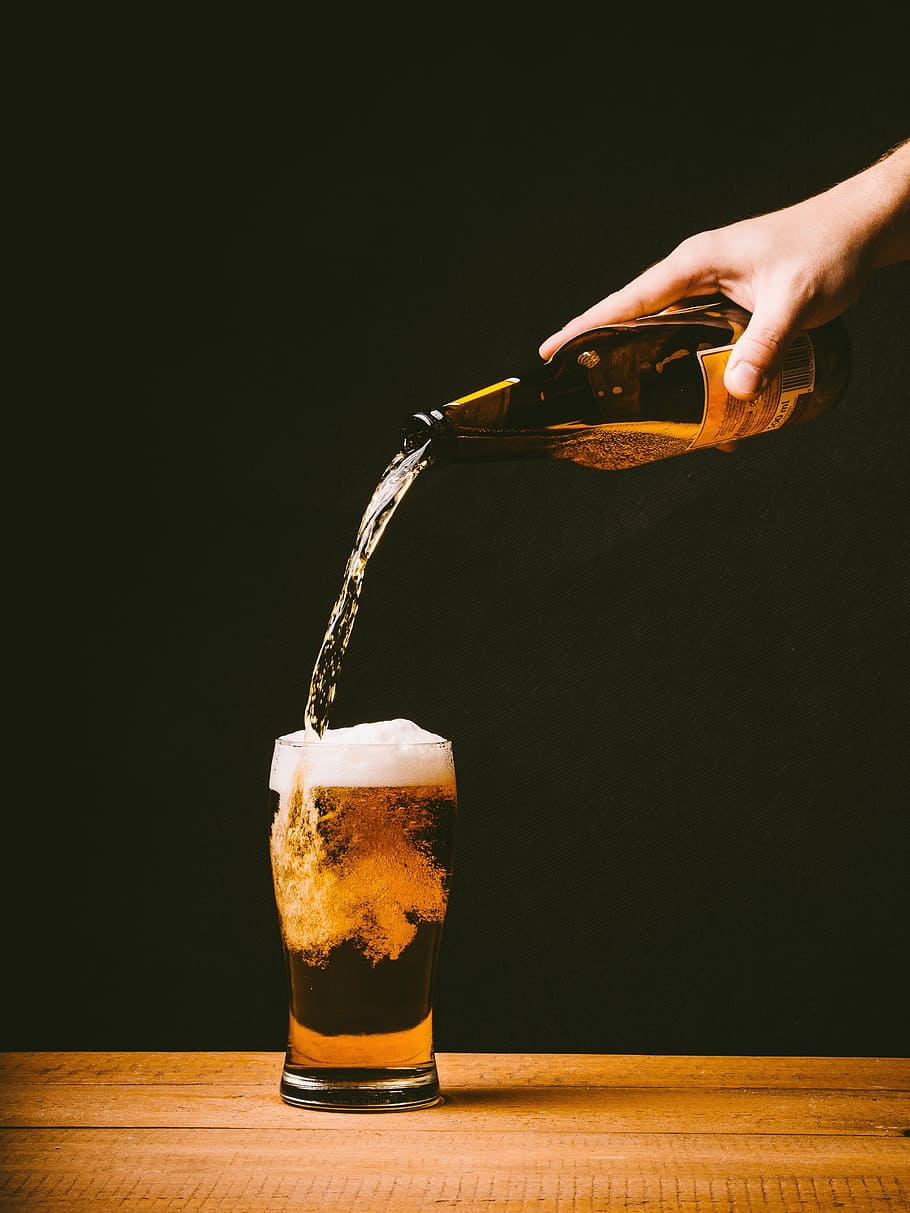 Beer, beers, bottle, drink, drinks, glass, beer - Alcohol, alcohol, lager, pub