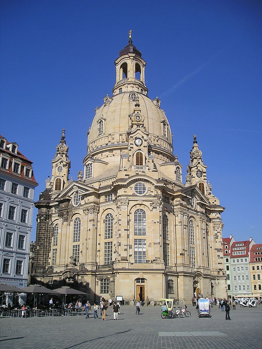 Dresden, City, Frauenkirche, Germany, architecture, travel destinations, religion, building exterior, built structure, place of worship