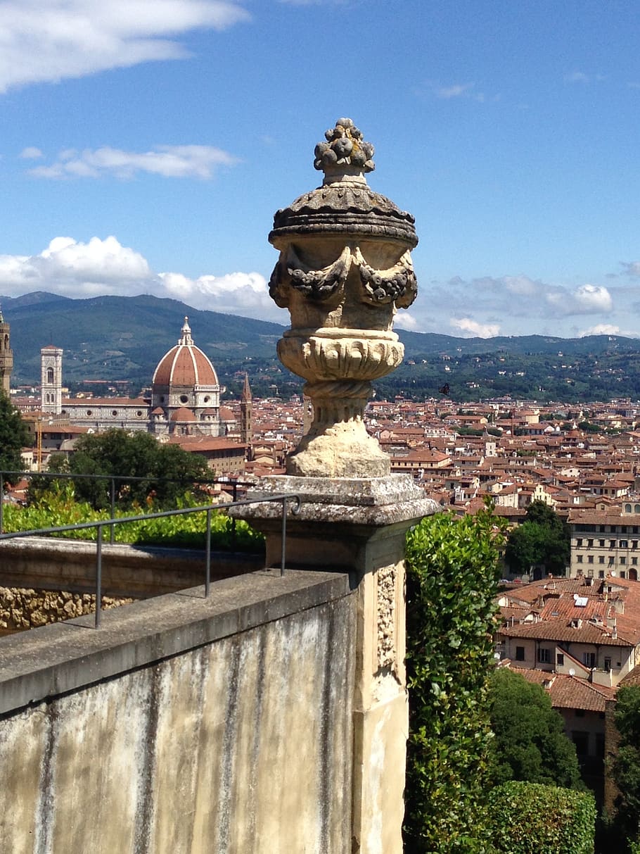 Florencia, Duomo, monumento, Toscana, arte, paisaje, artículo, arquitectura, estructura construida, cielo