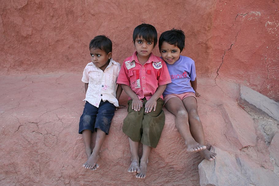 children, travel, rajasthan, look, child, people, boys, asia, outdoors, asian Ethnicity