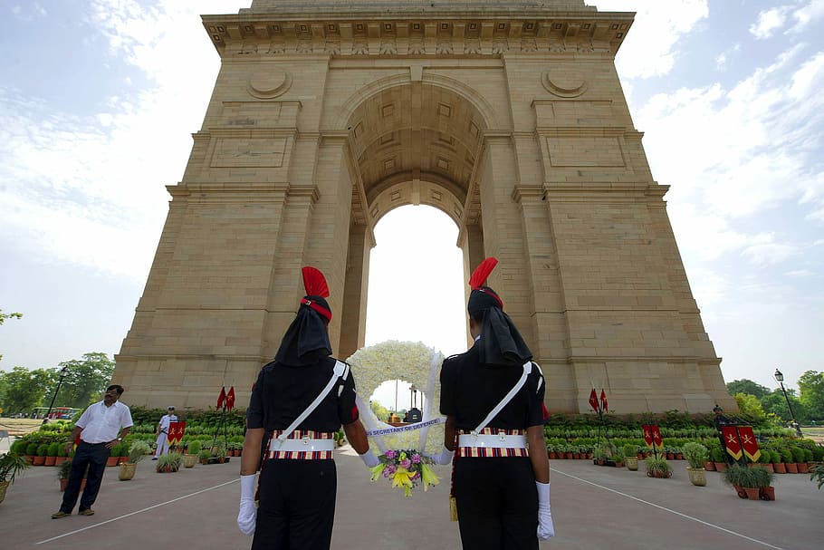 indian army soldiers, paying, tribute, Indian Army, Soldiers, Martyrs, army soldiers, building, delhi, photos