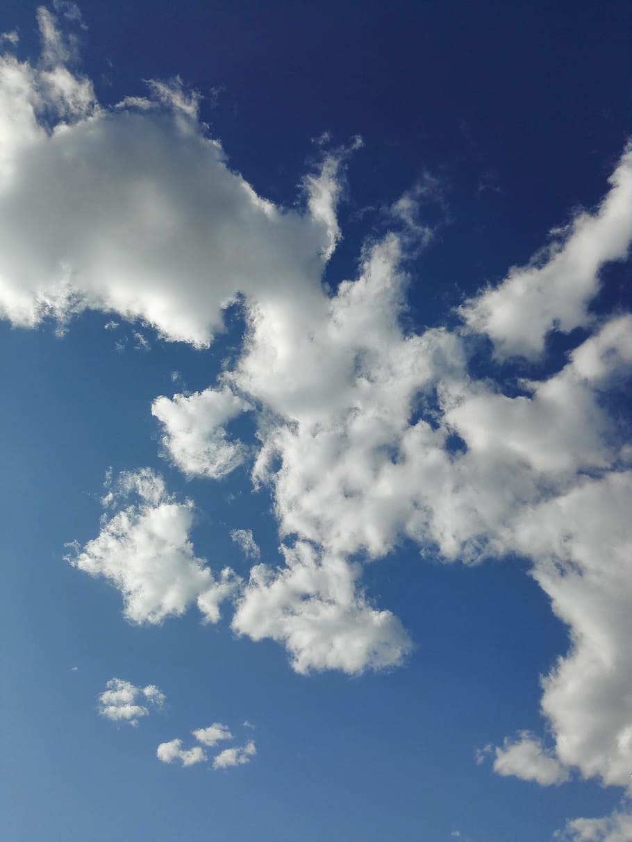 青い空 白い雲 晴れた日 自然 青 空 天気 雲 空 屋外 日 Pxfuel