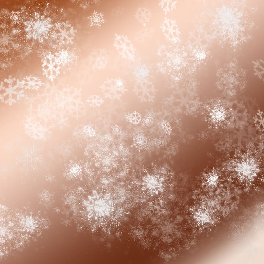 white, snow flakes, air, brown, background, snowflakes, grunge, wintry, christmas card, winter background